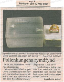 Pollenkungens-rymdfynd-NST-10-maj-1996